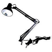 Светильник настольный на струбцине CamelionKD-312  Е27 60Вт Черный картинка 